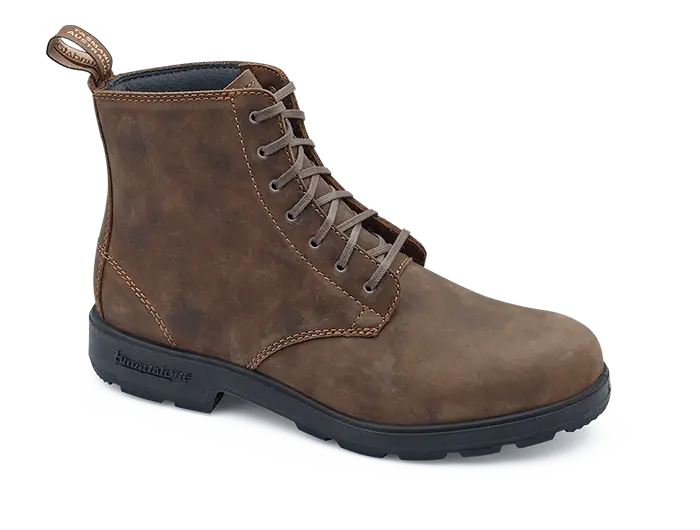 Brown Leather Ankle Boot