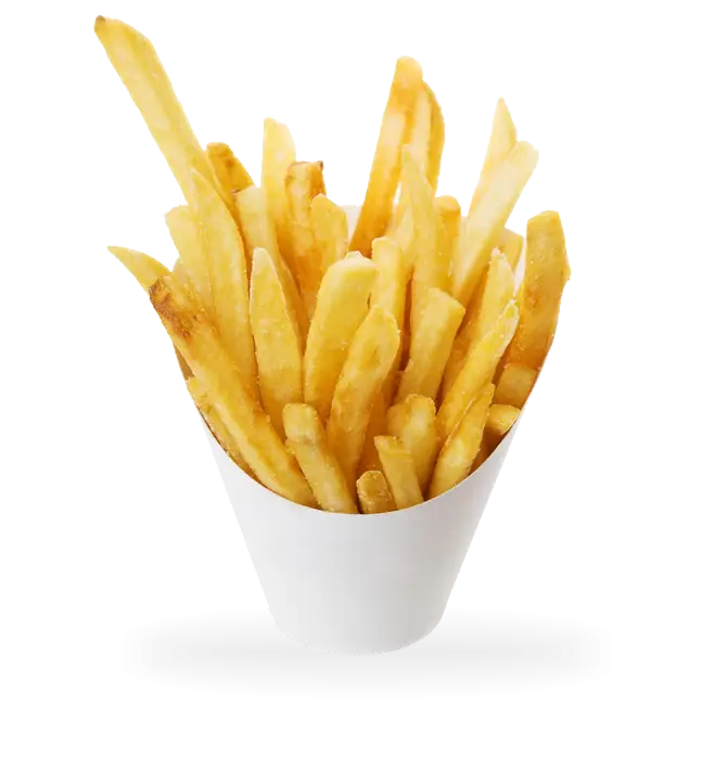 Crispy French Fries in White Container
