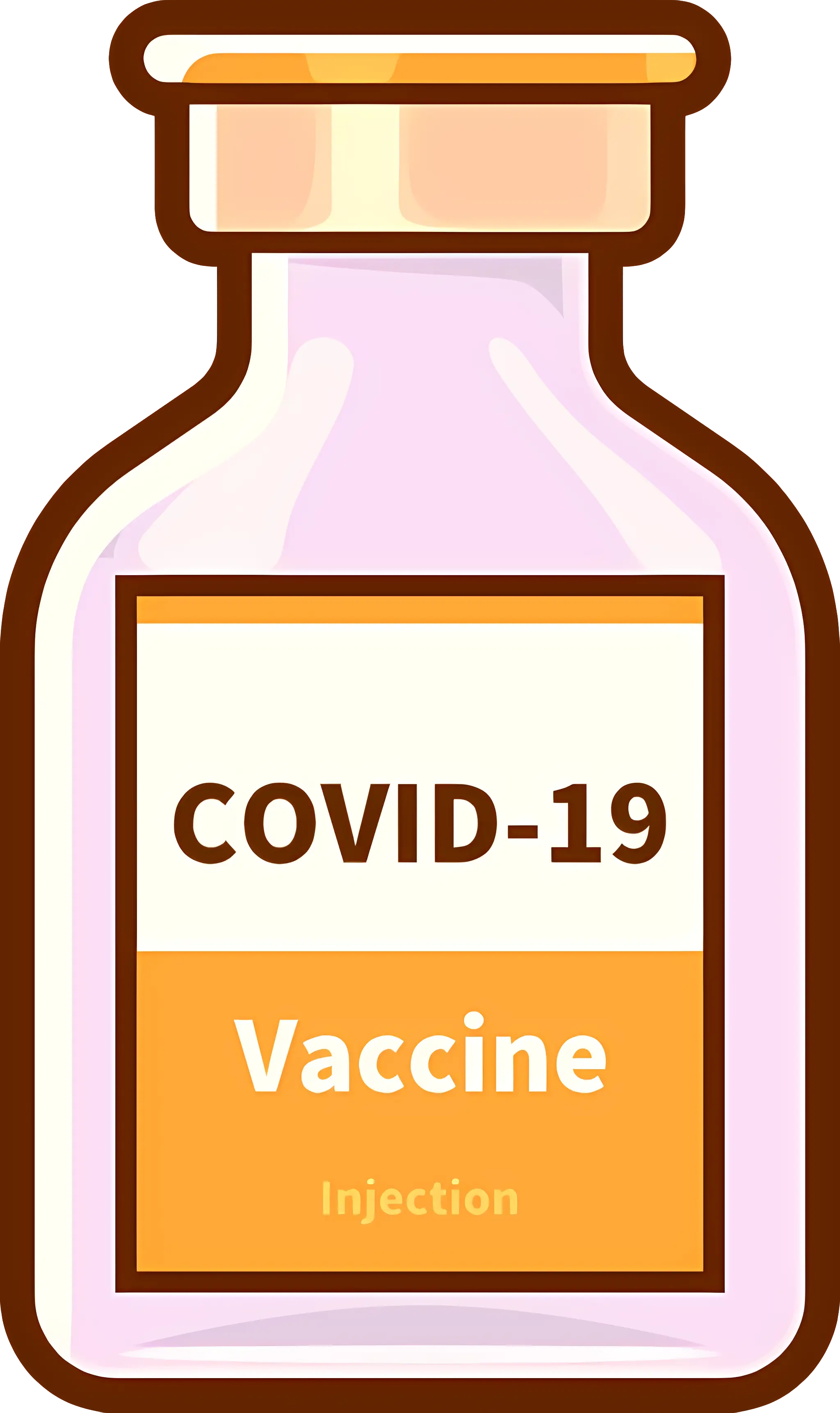Illustration of COVID-19 Vaccine Vial