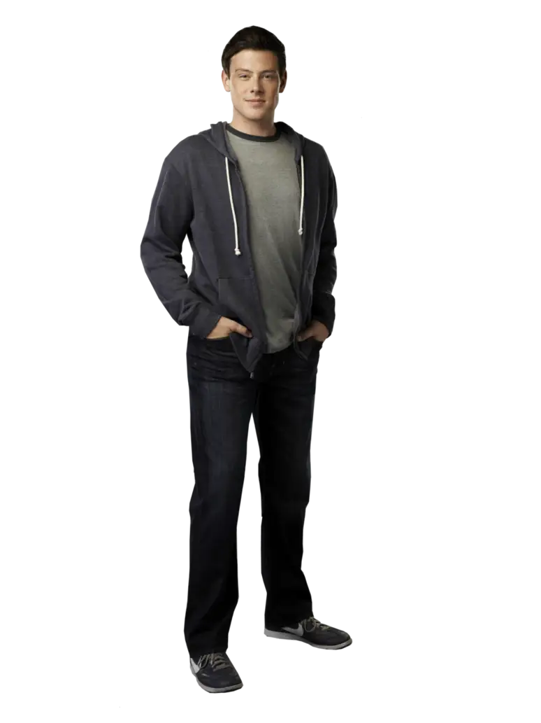 Man in Casual Jeans and Hoodie