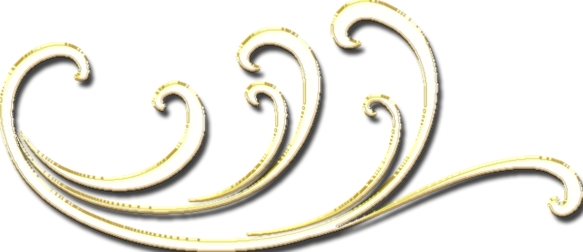 Golden Decorative Swirl Design