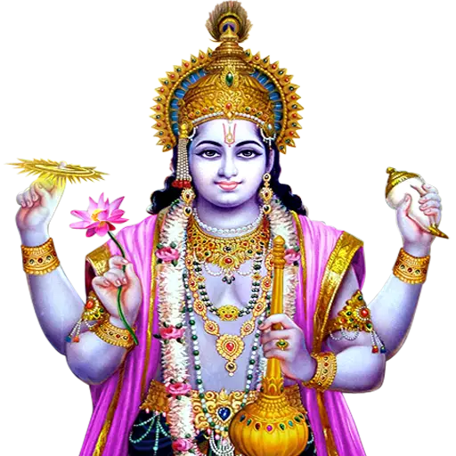 Hindu Deity Vishnu Artwork