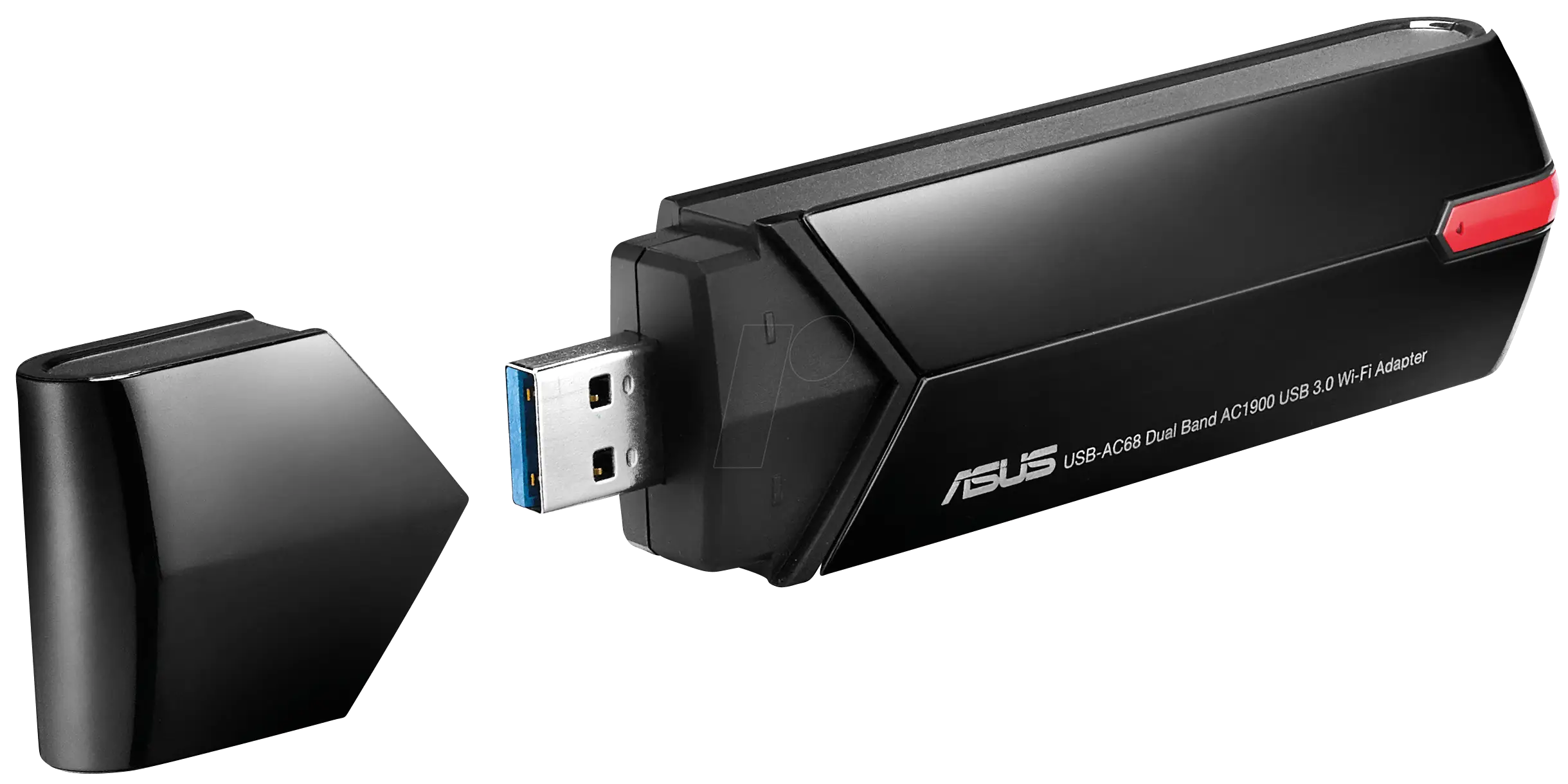 Black USB Wi-Fi Adapter with Cap