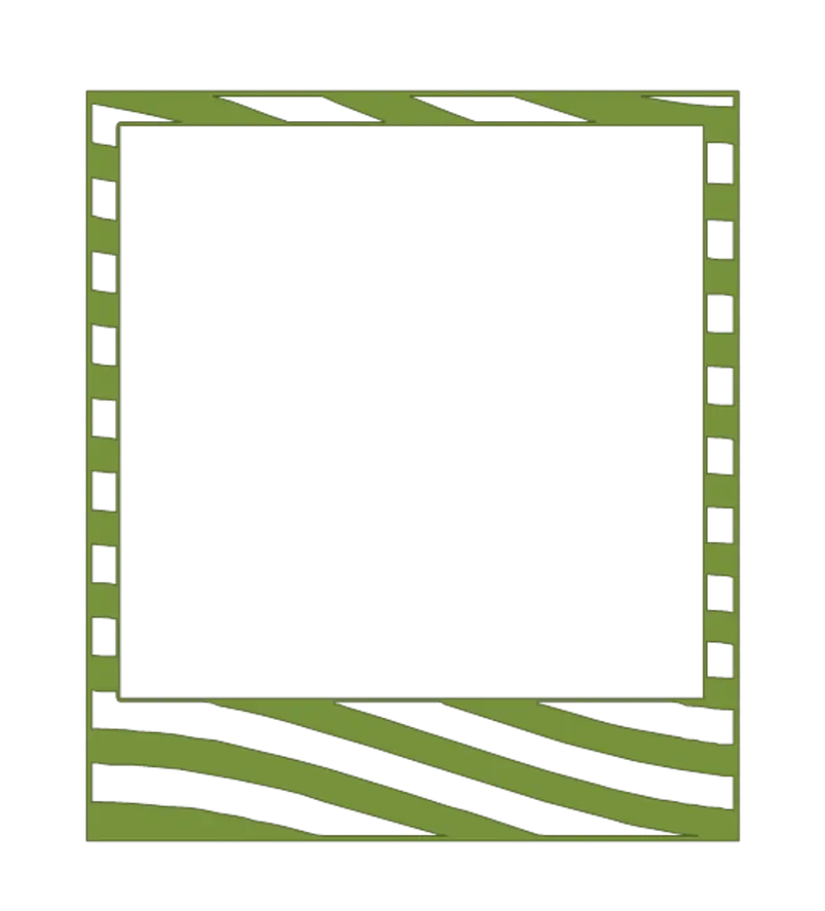 Simple Green Decorative Frame