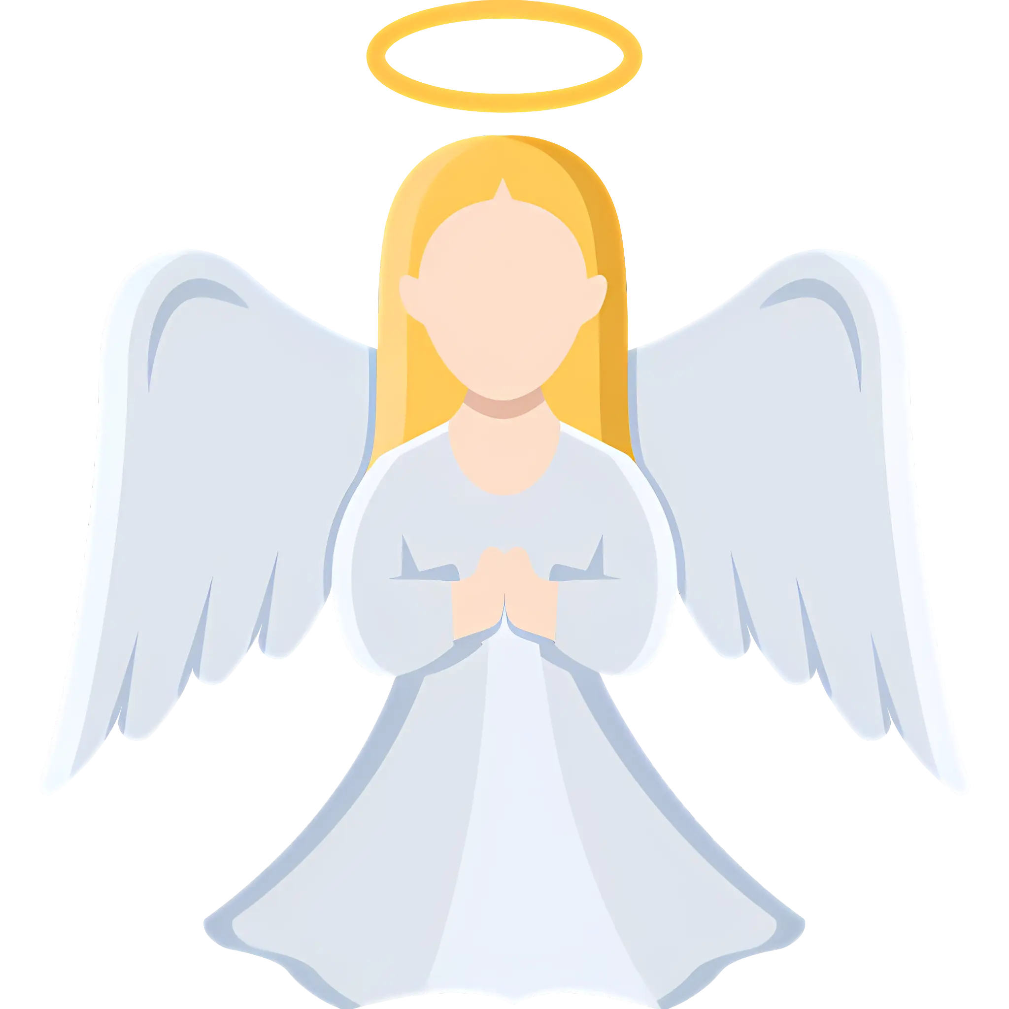 Angel with Halo Illustration