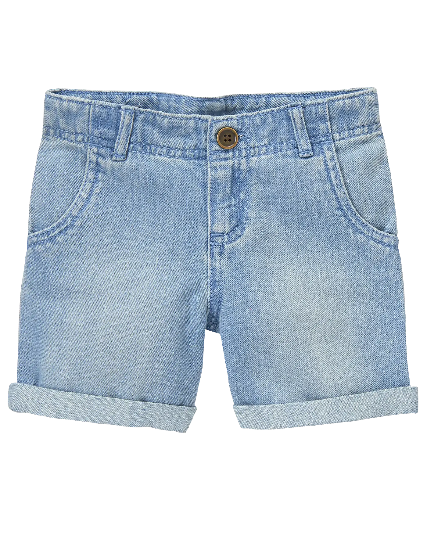 Light Blue Denim Shorts for Summer Wear