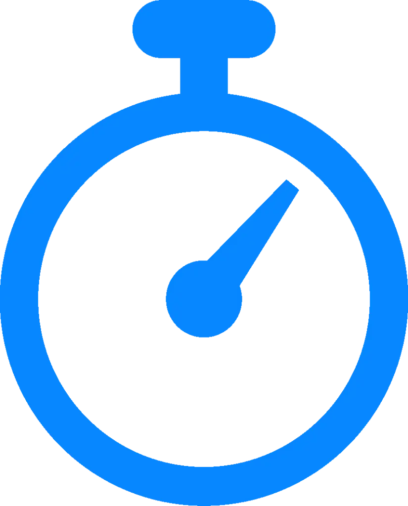 Blue Stopwatch Icon