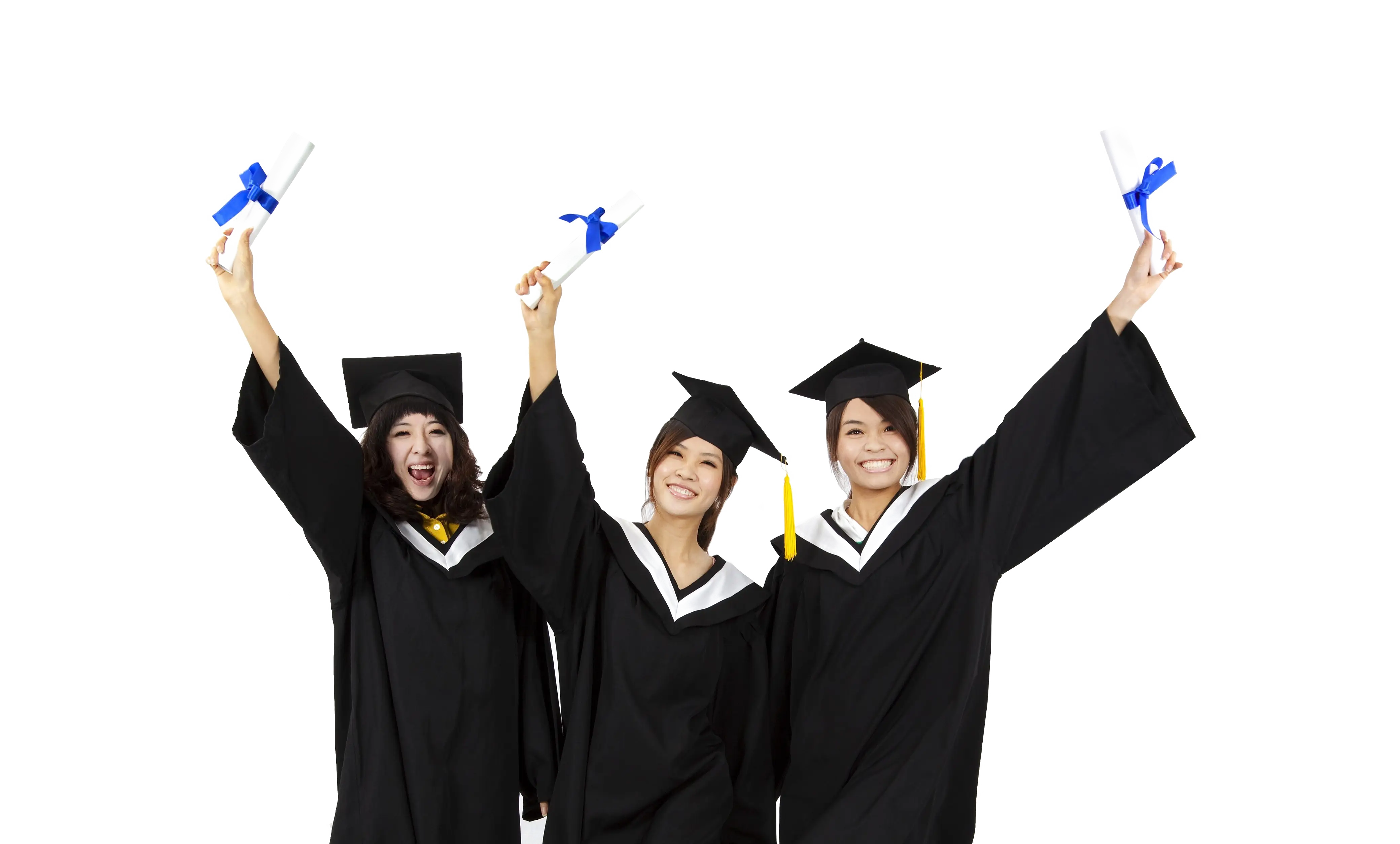 Graduation Celebration with Happy Graduates