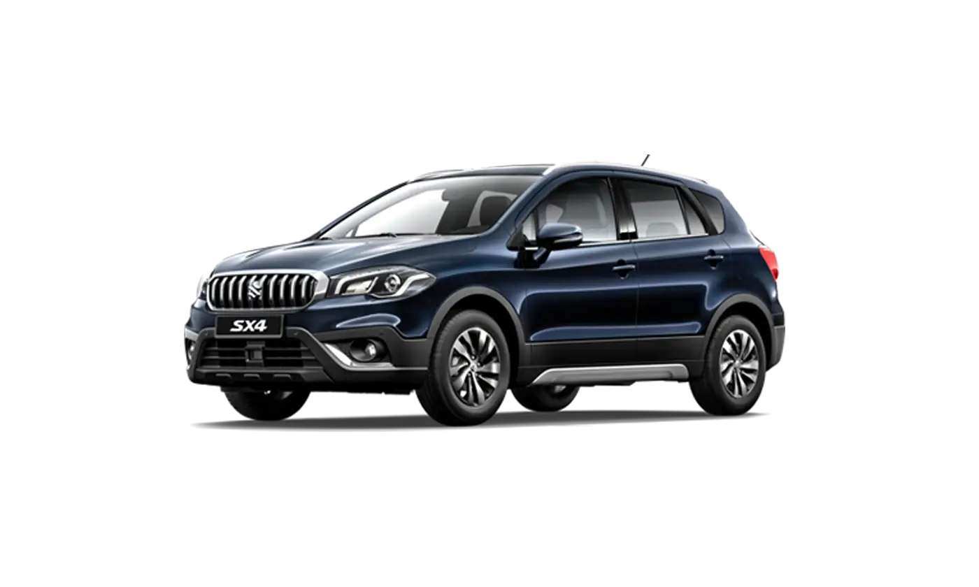 Blue SUV Car with Compact Design
