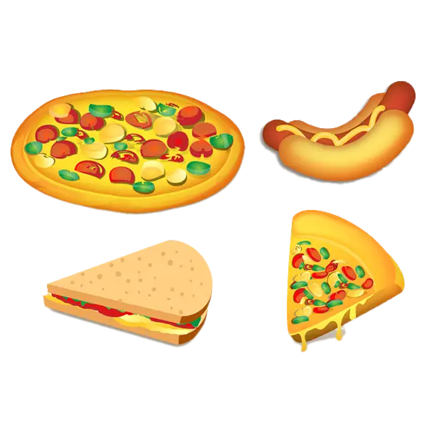 Assorted Fast Food Items