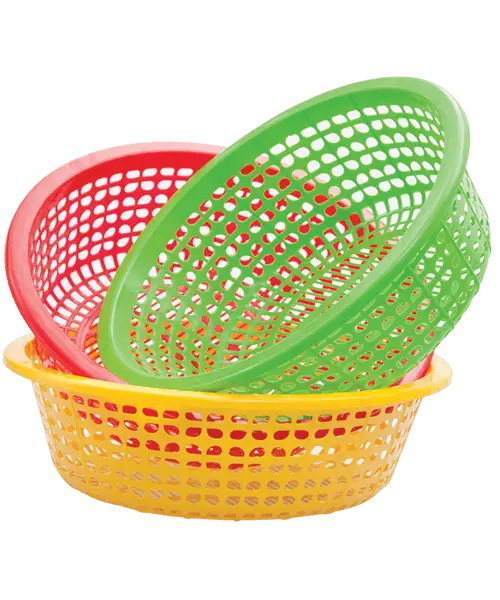 Colorful Plastic Baskets for Storage
