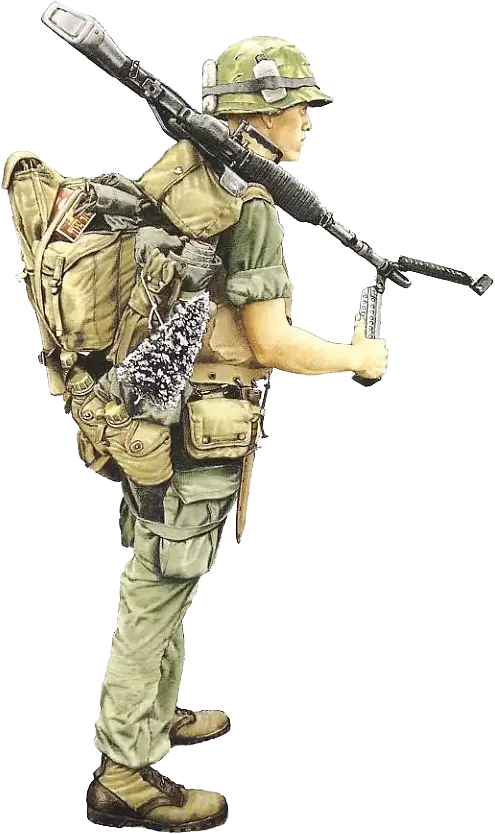 Soldier in Full Gear