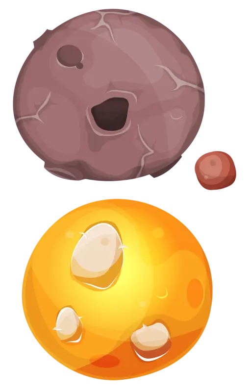 Cartoon Planets