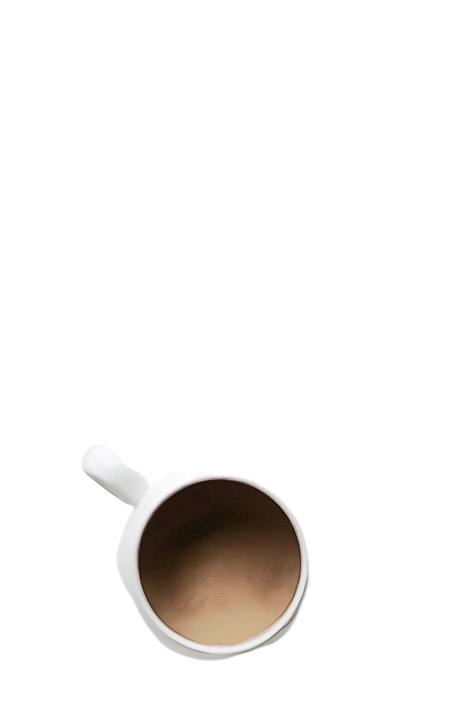 White Coffee Mug with Hot Drink