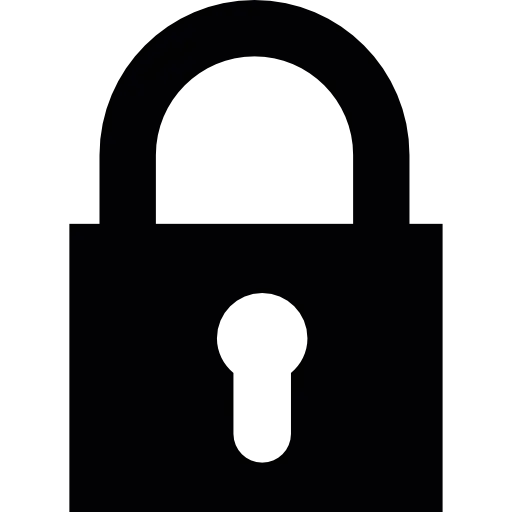 Black Padlock Icon