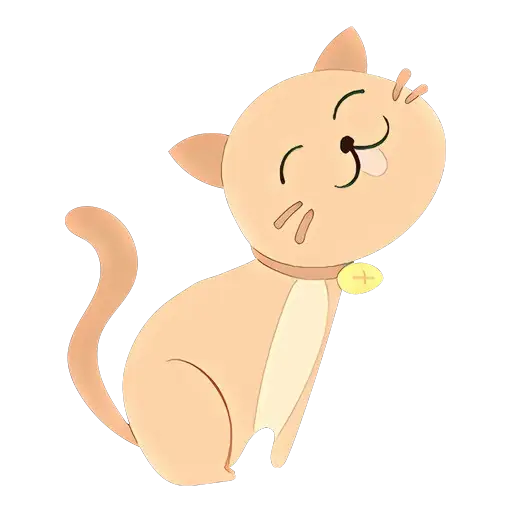 Happy Cartoon Cat Illustration