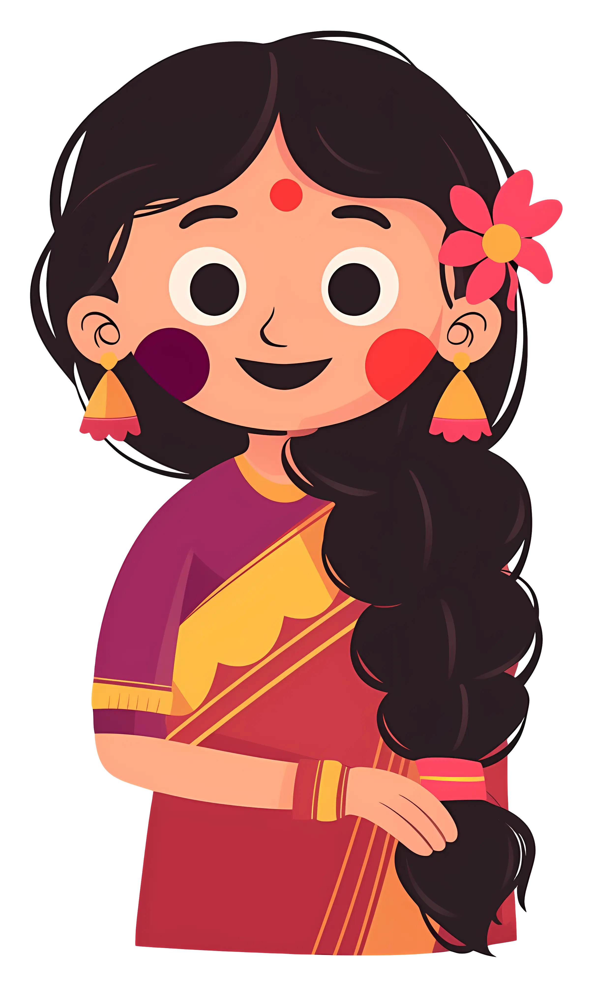 Girl in Traditional Dress