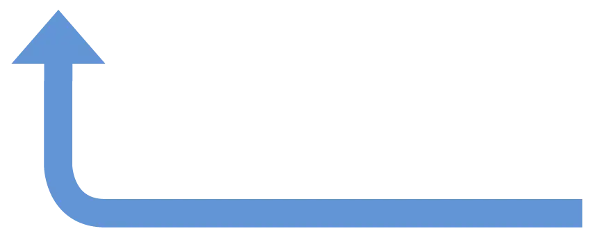 Upward Arrow Line Graph