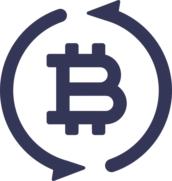Bitcoin Logo in Circular Symbol Design