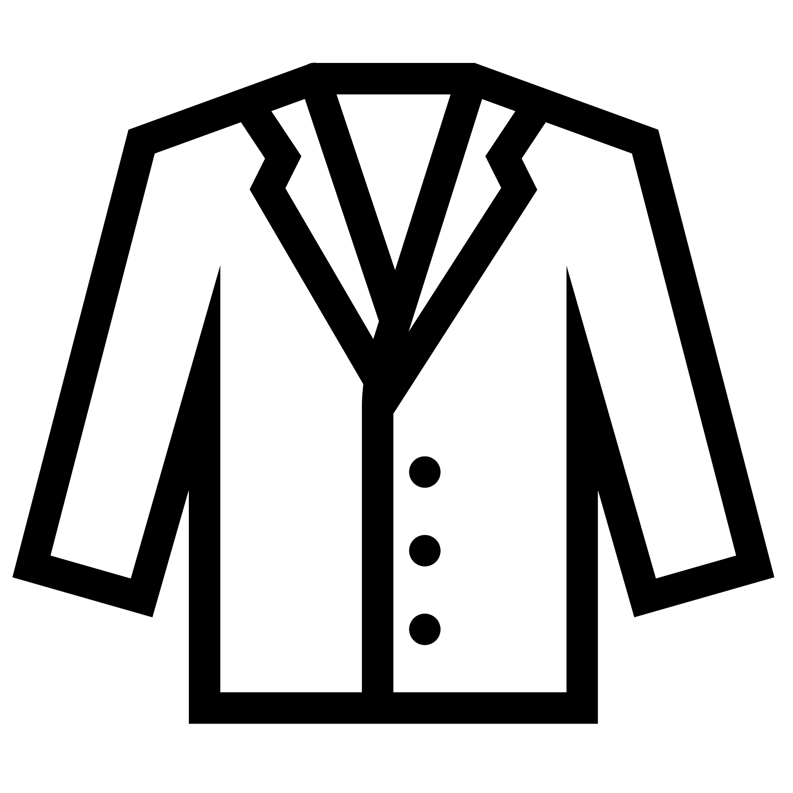 Simple Jacket Outline Icon