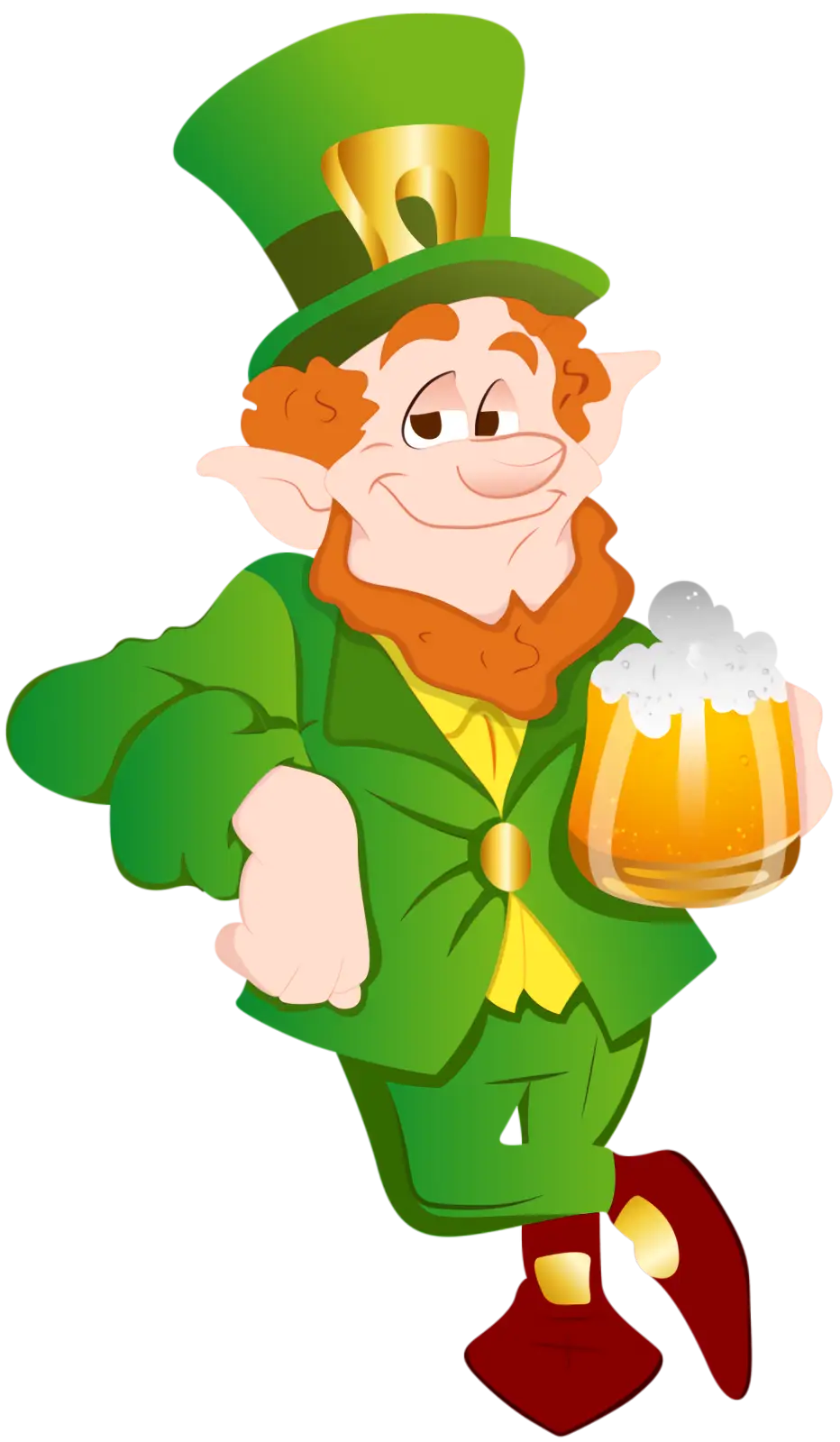 Leprechaun with Beer