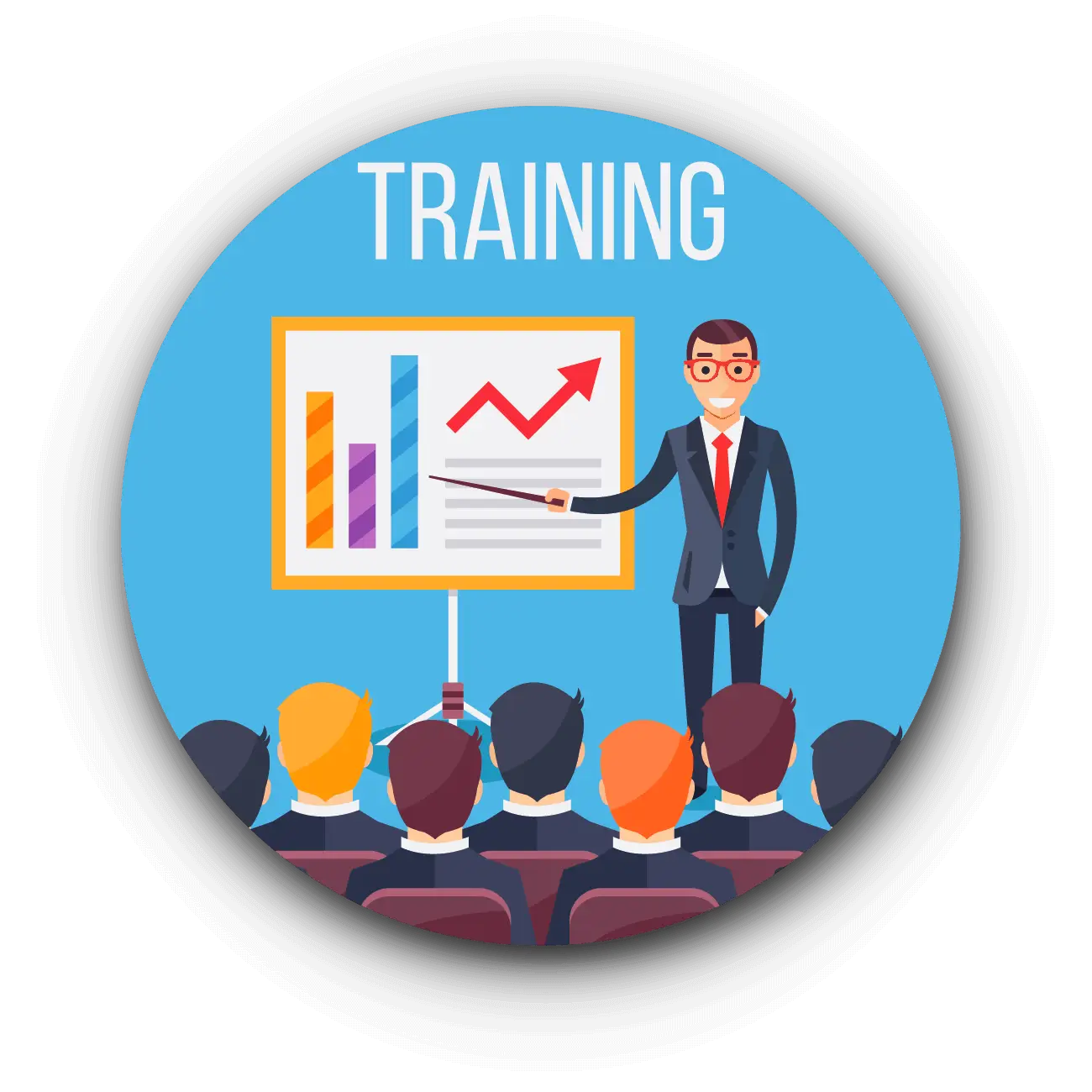 Business Training Session with Presentation