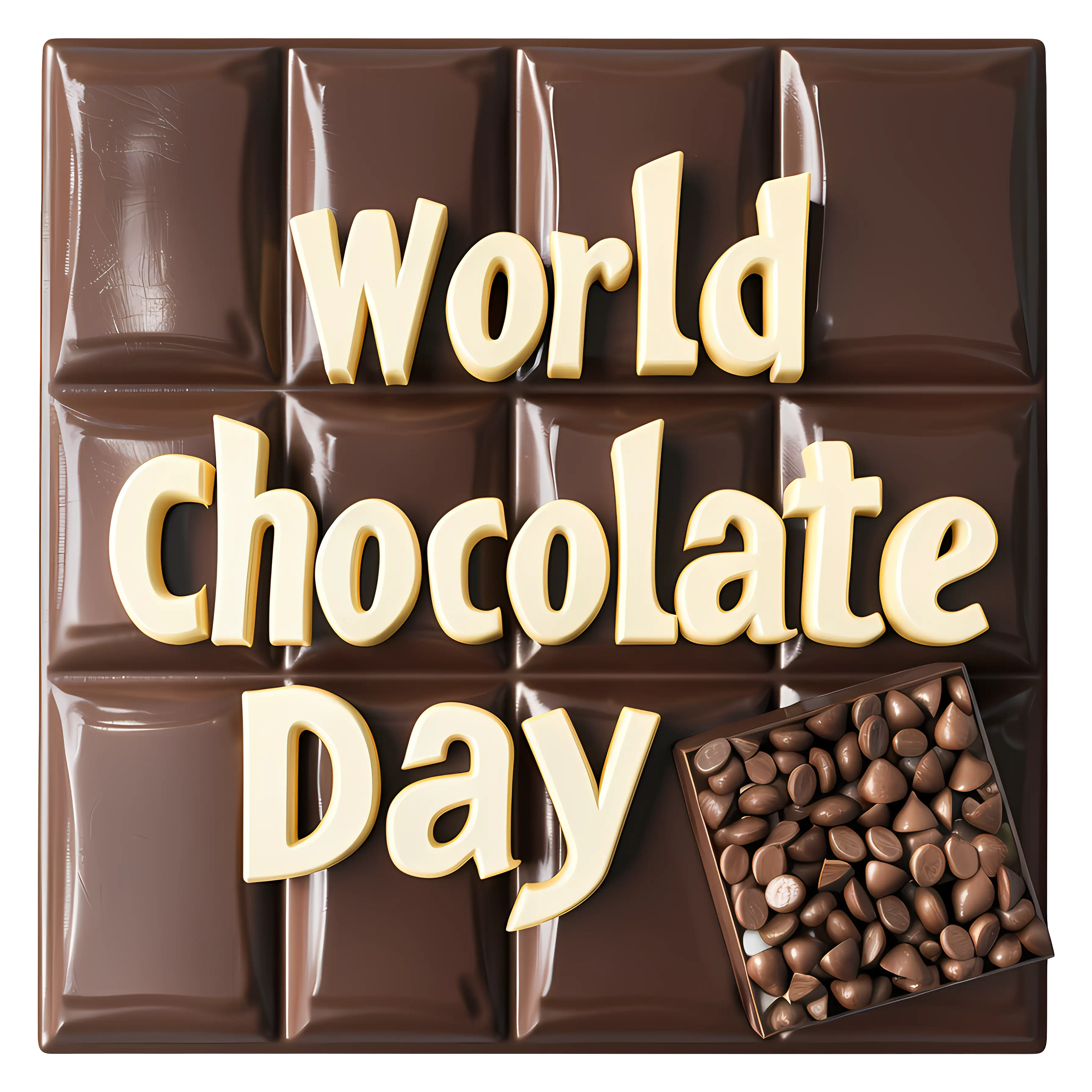 World Chocolate Day Chocolate Bar