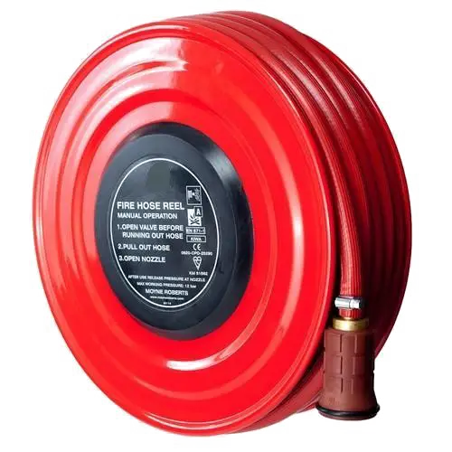Red Fire Hose Reel for Emergency Use