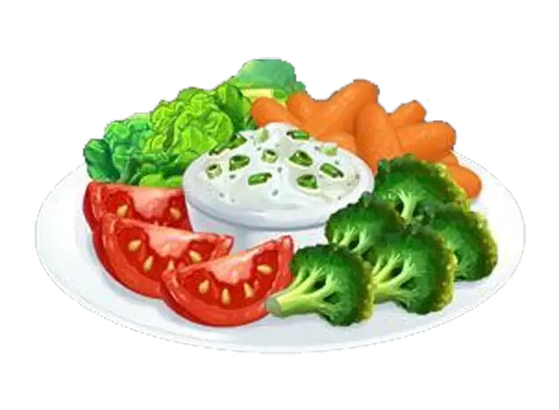 Vegetable Platter with Dip