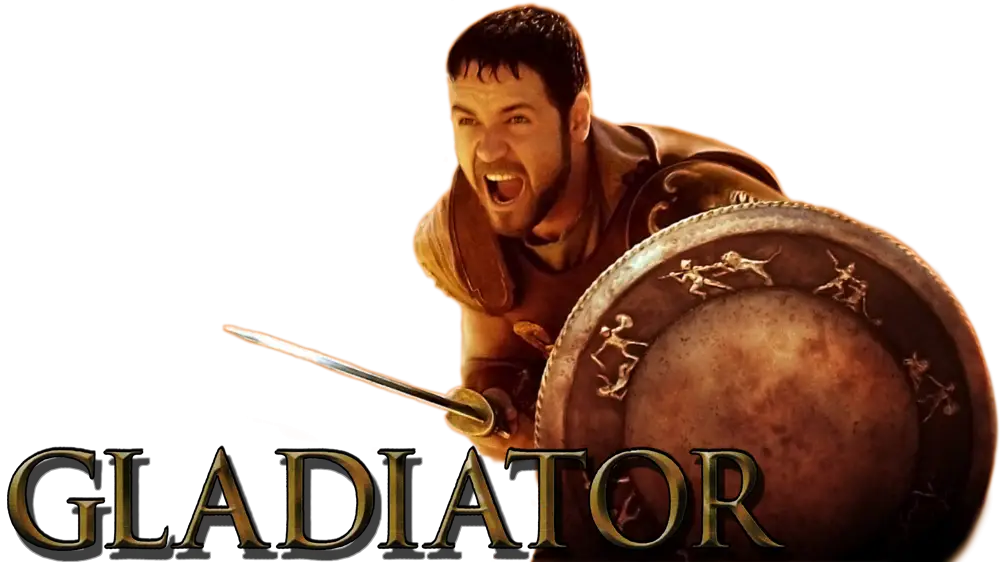 Gladiator with Shield and Sword