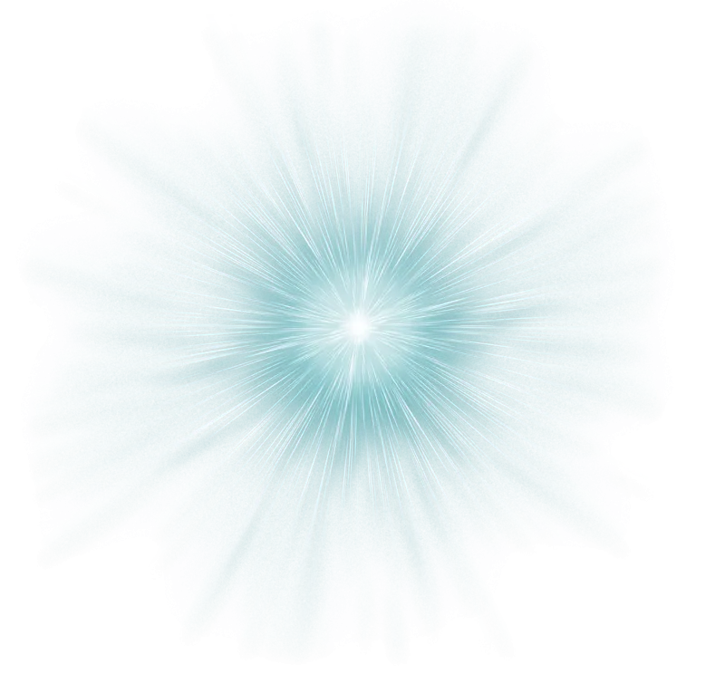 Blue Light Energy Burst Effect