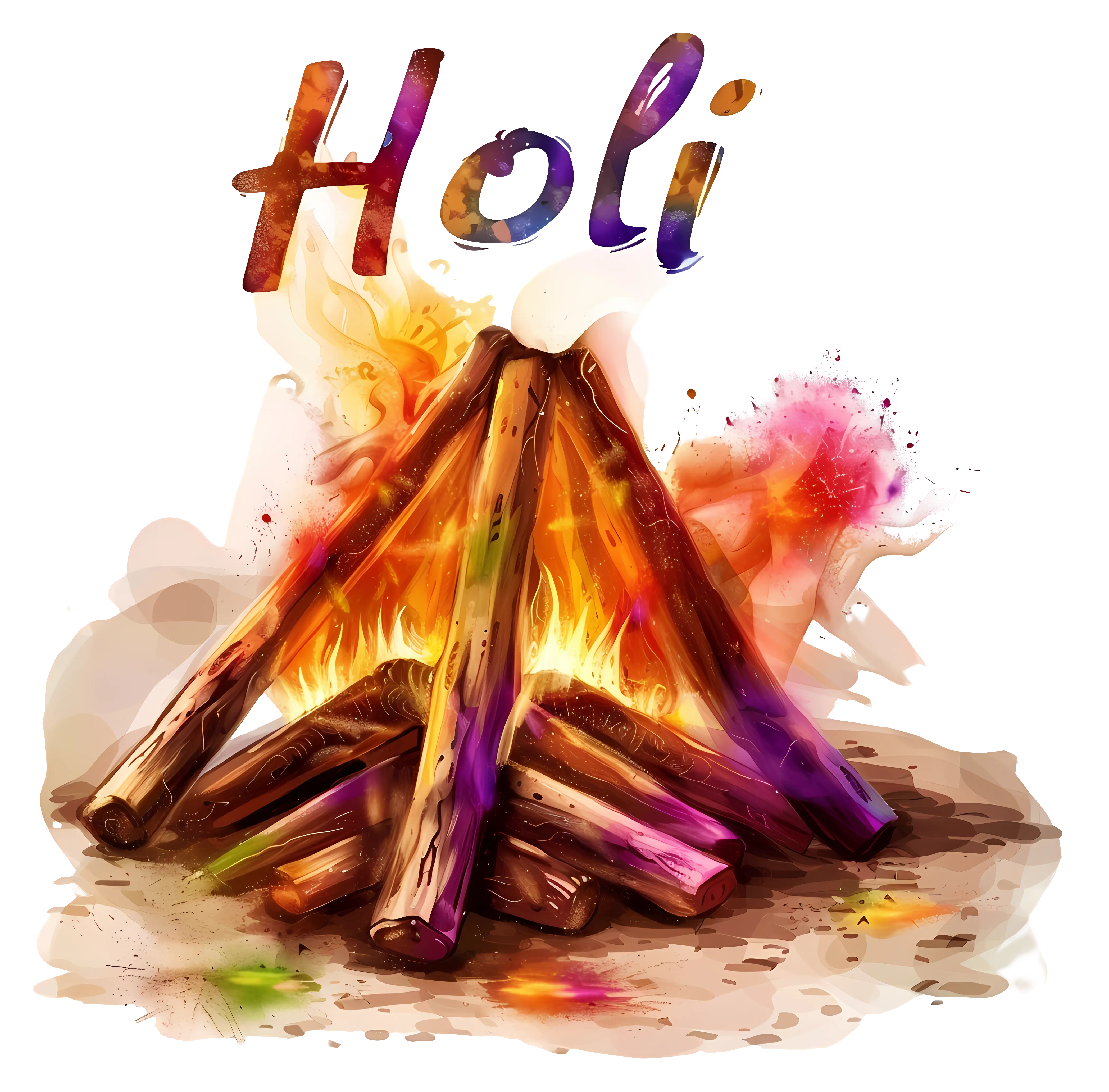 Holi Bonfire