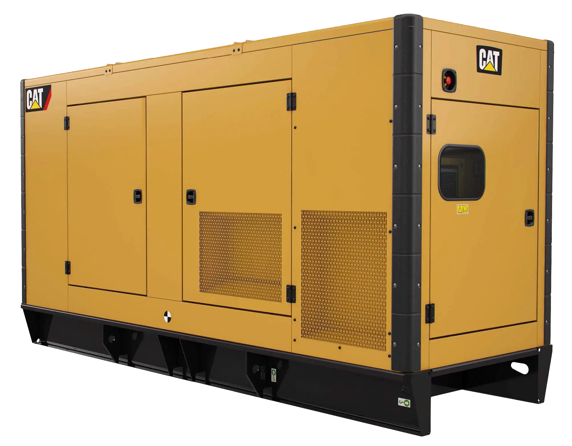 Yellow Electric Generator Unit