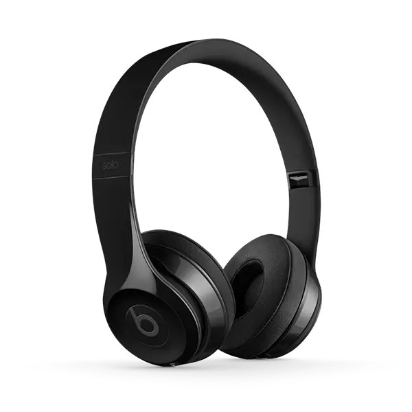 Sleek Black Headphones Design