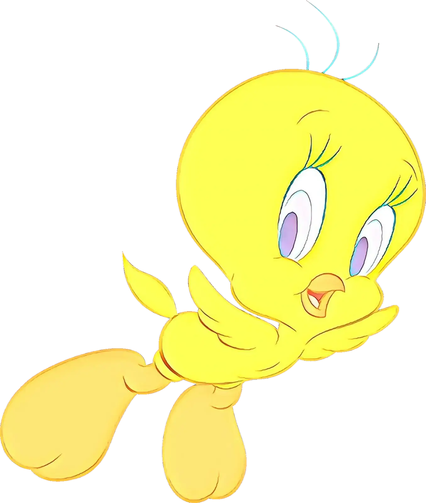 Yellow Cartoon Bird Illustration