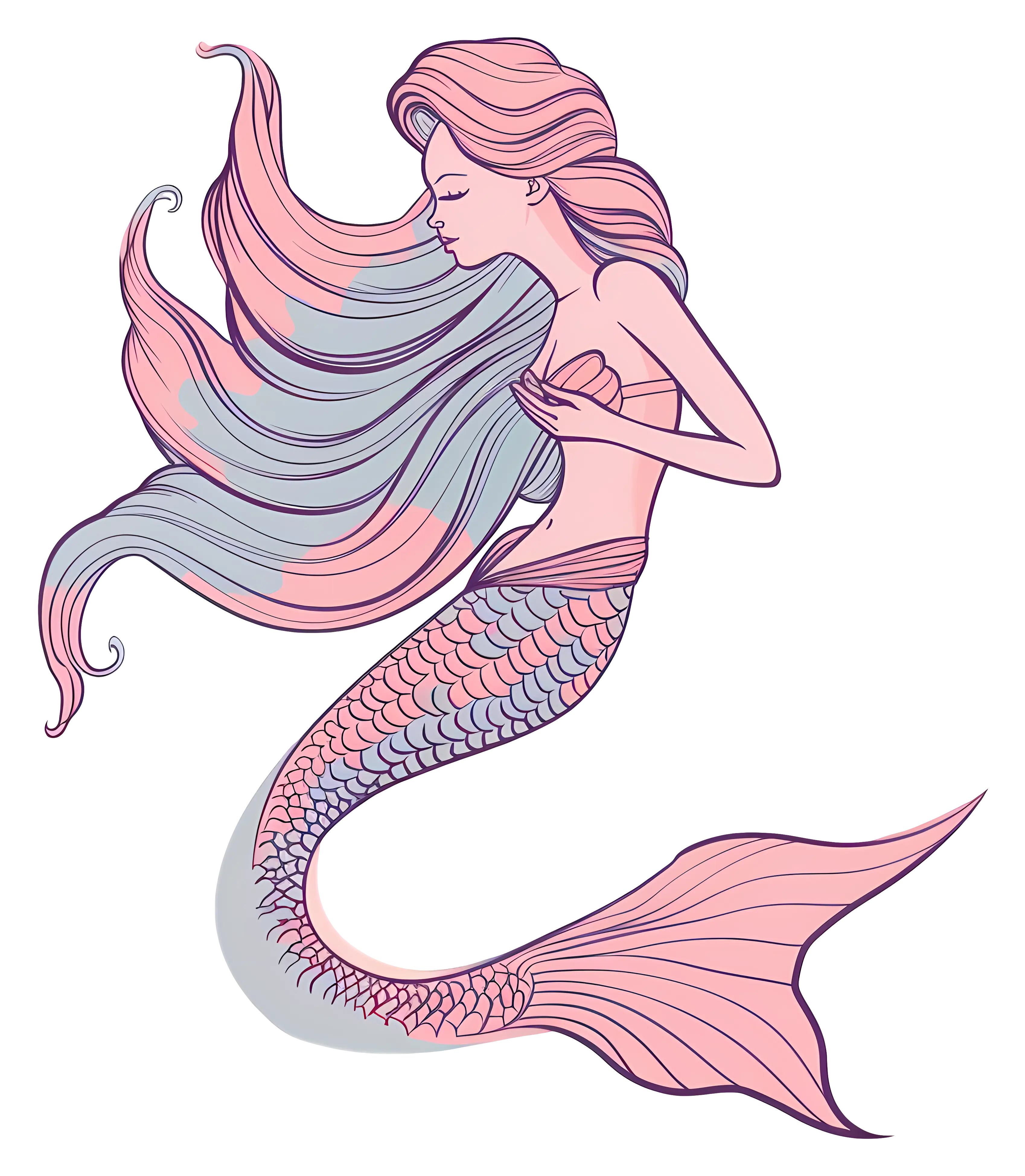 Fantasy Mermaid Character