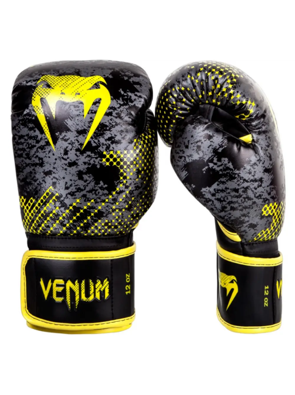 Black and Yellow Boxing Gloves