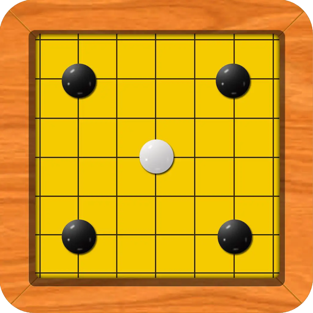 Classic Board Game with Pieces