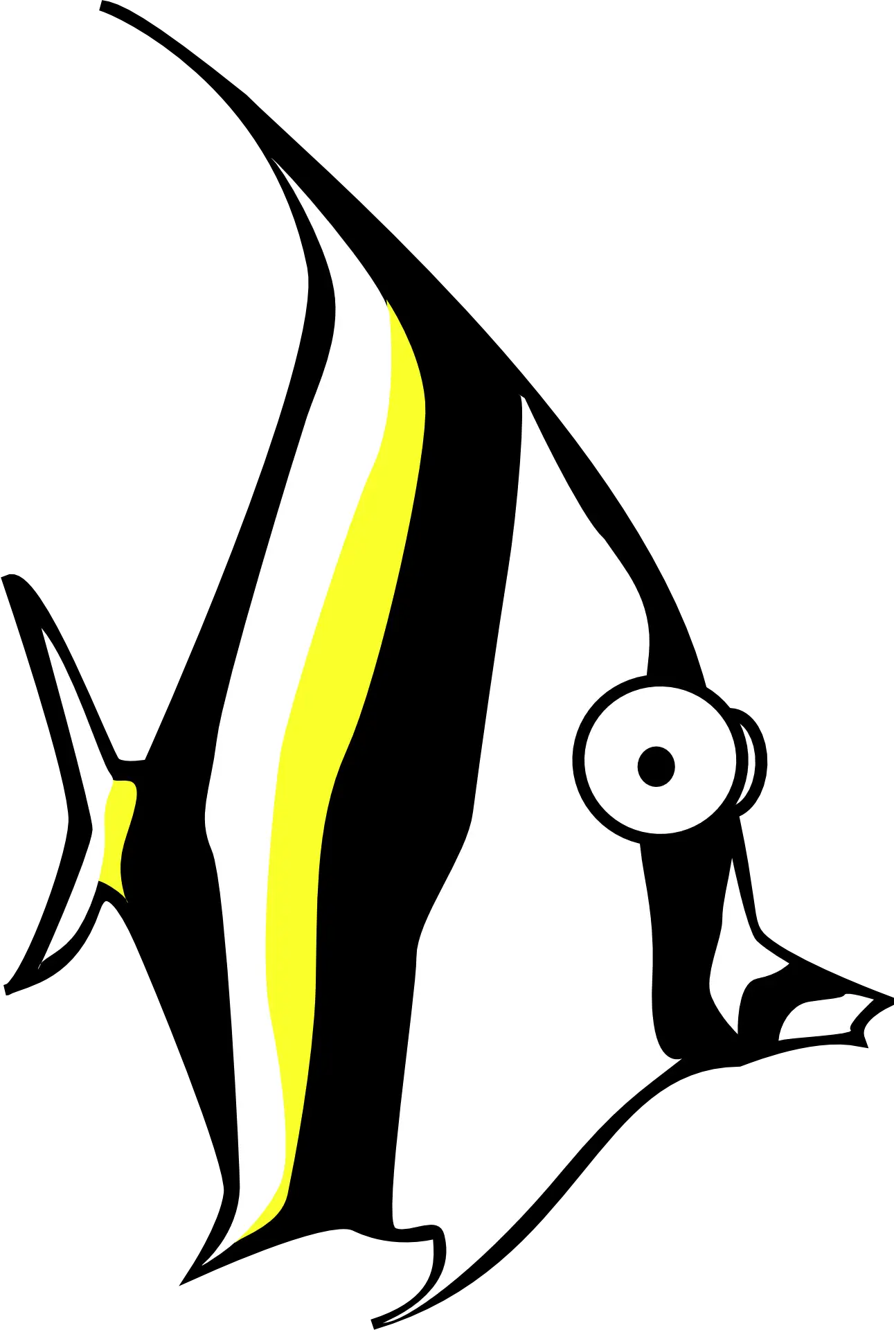 Striped Cartoon Fish