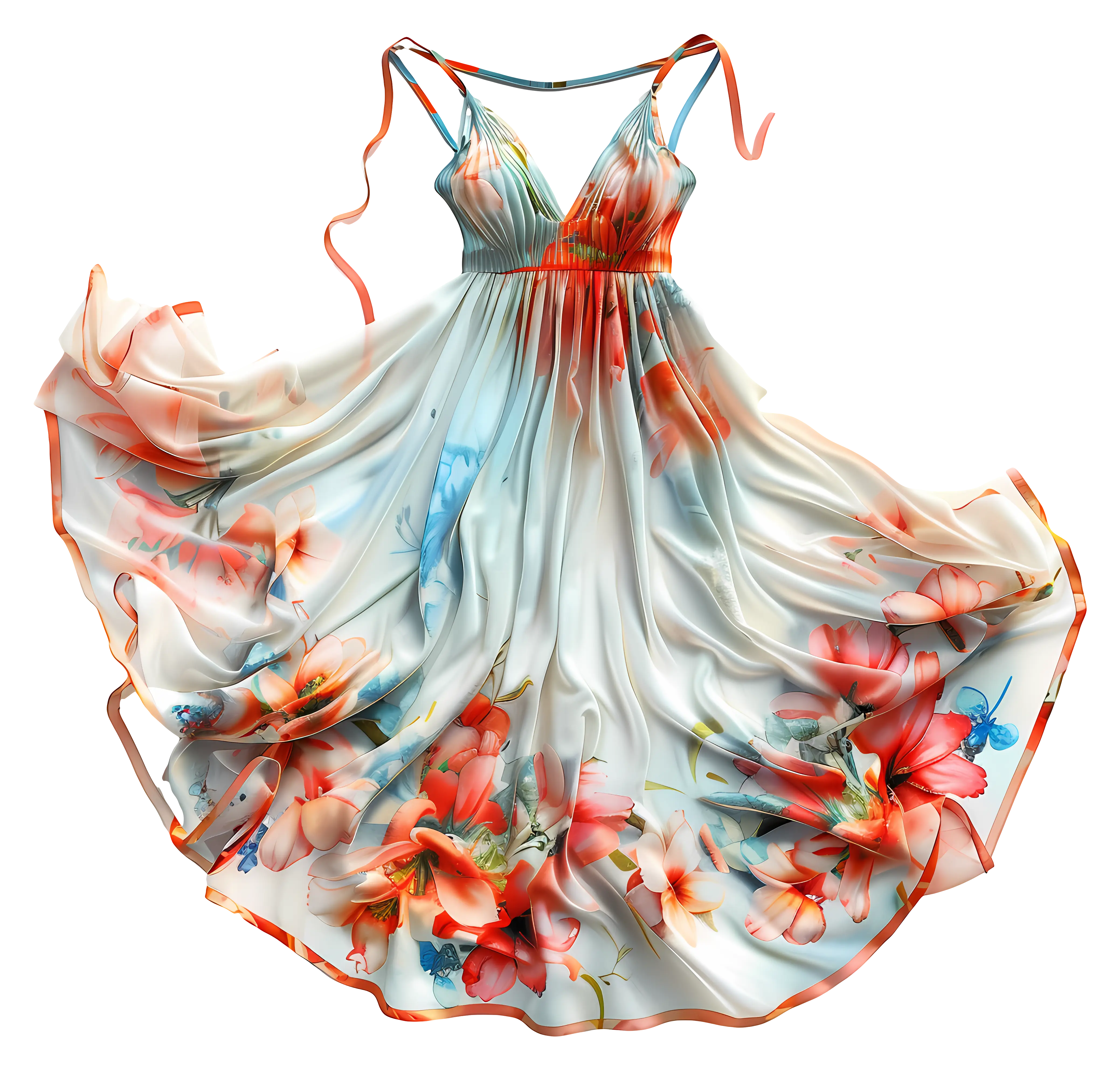 Beautiful Floral Summer Dress