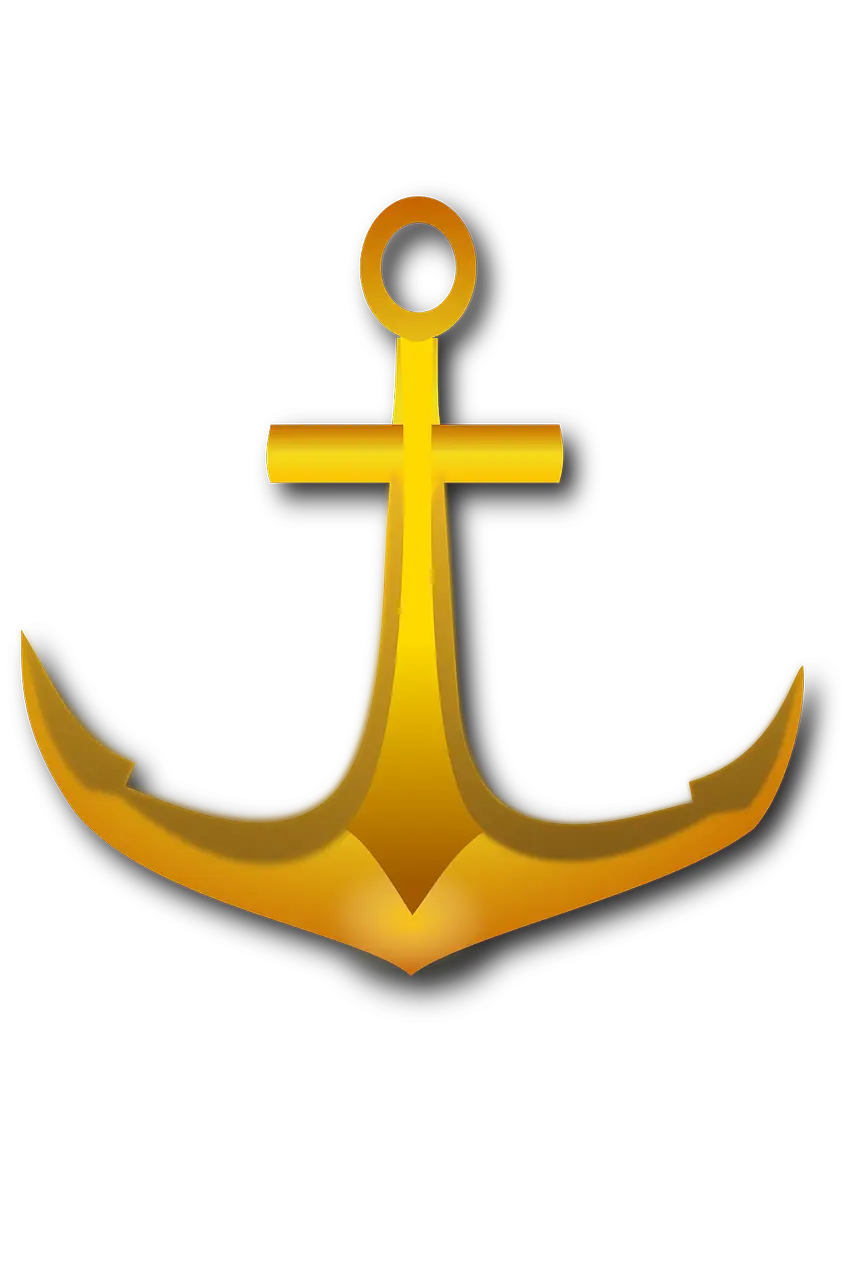 Golden Anchor Symbol