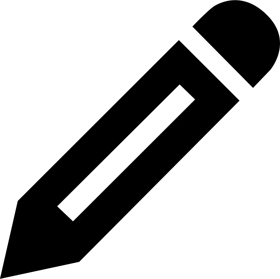 Black Pencil Icon