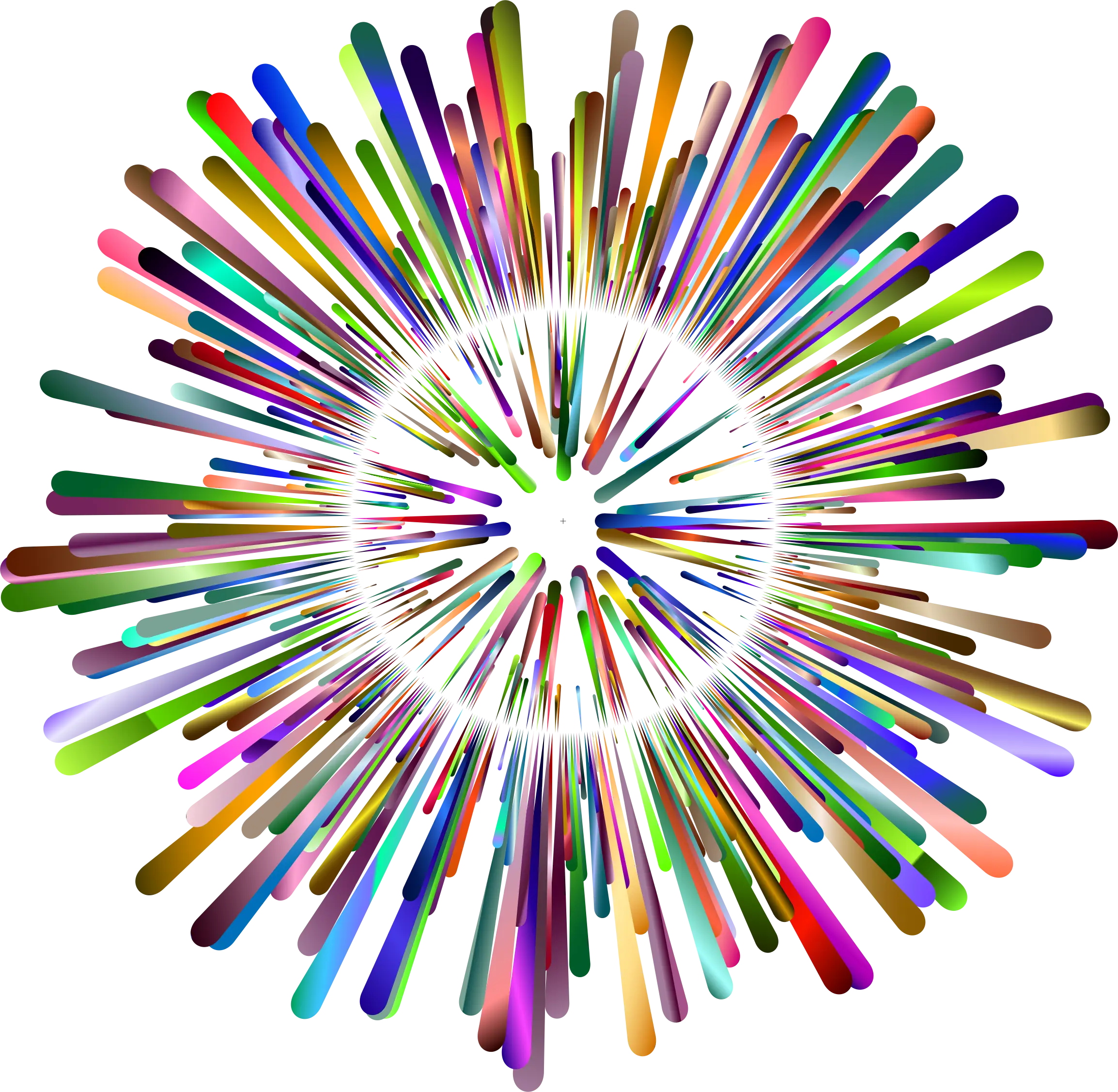 Colorful Abstract Burst Illustration