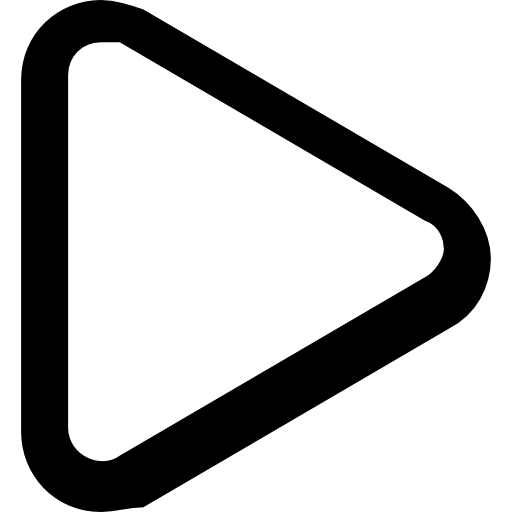 Minimalist Black Play Button Symbol