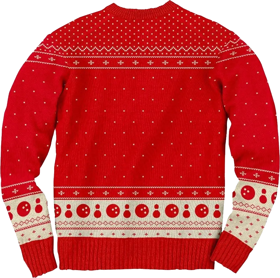 Red Patterned Sweater
