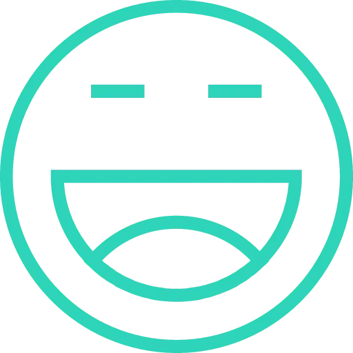 Green Smiling Face Emoji for Social Messaging