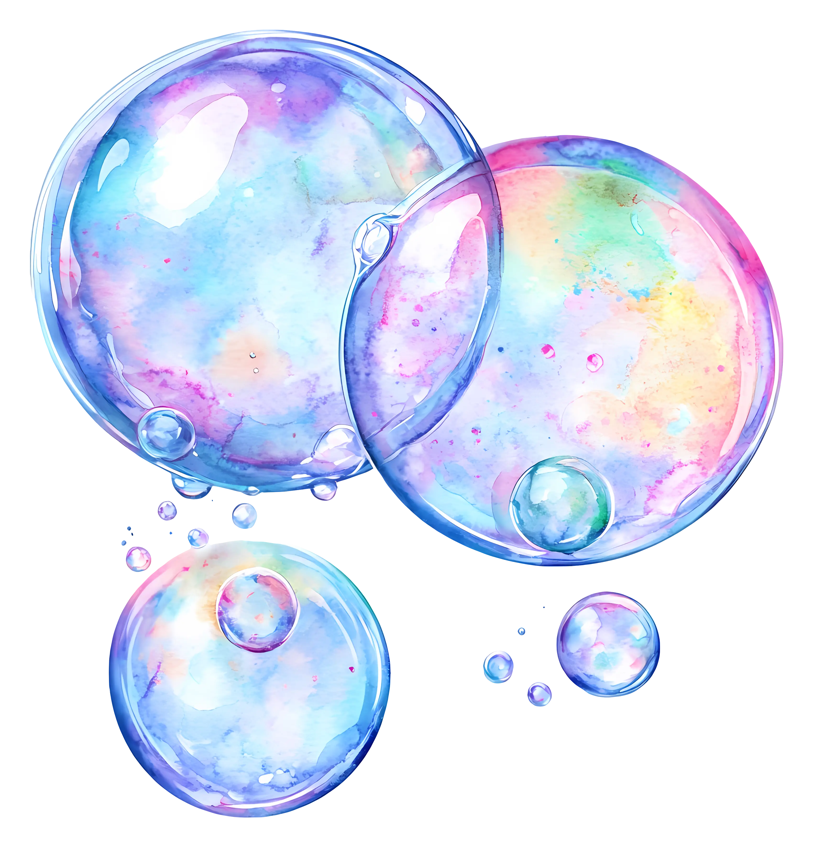 Colorful Soap Bubbles