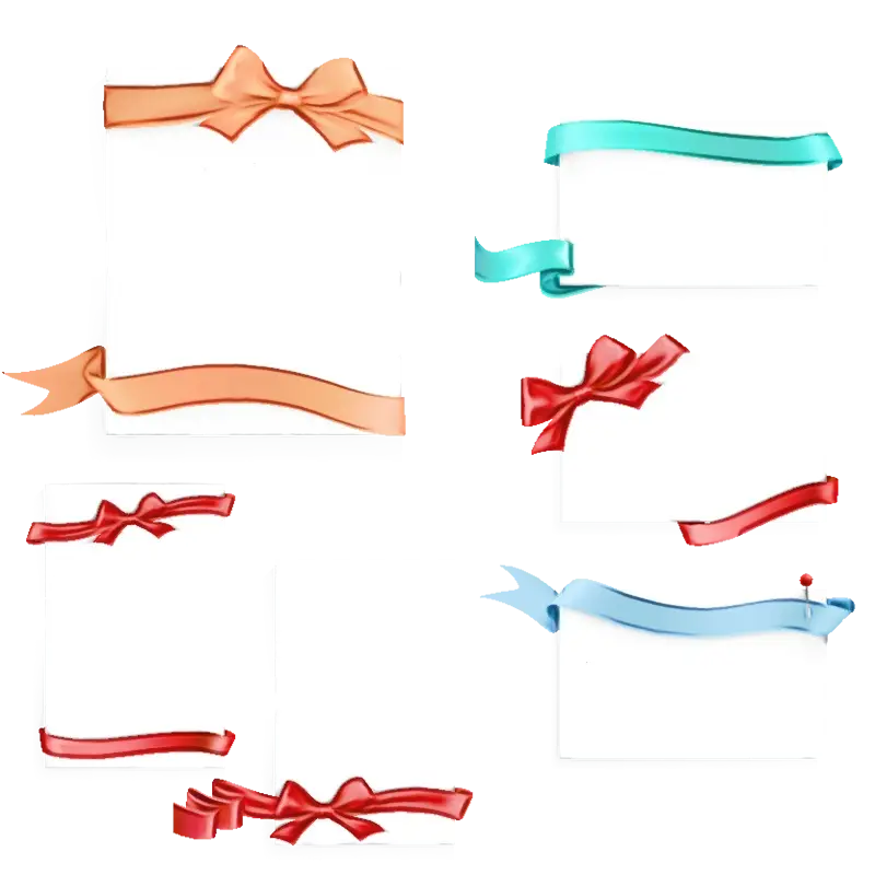 Colorful Ribbons and Bows