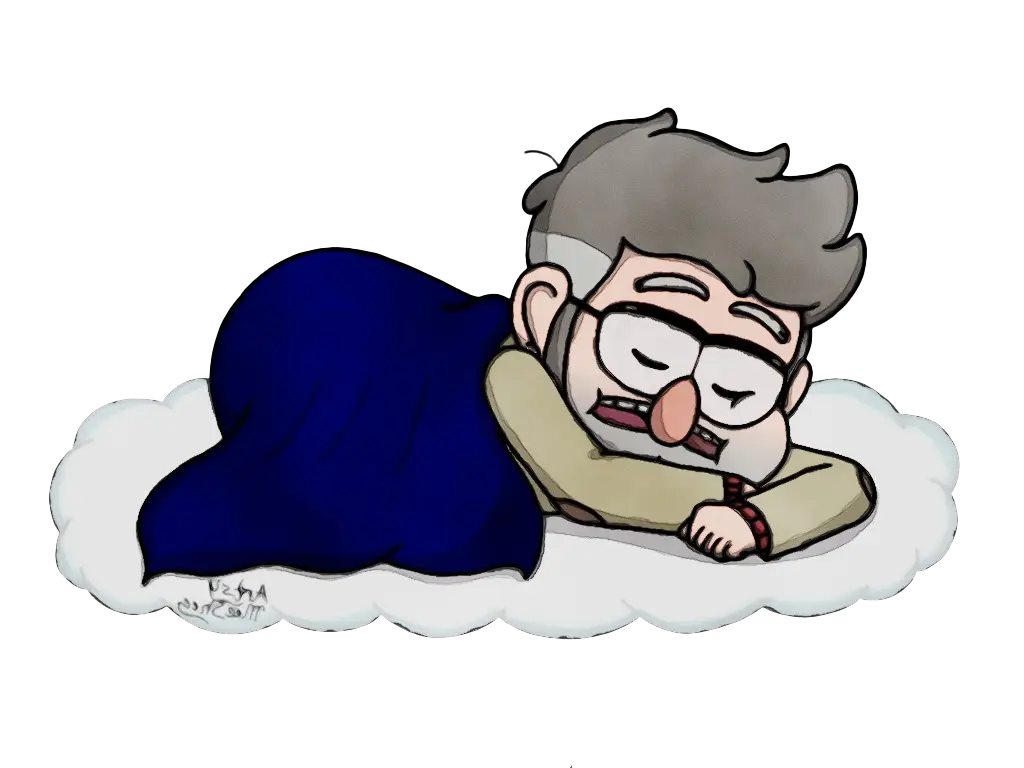 Sleeping Man on a Cloud