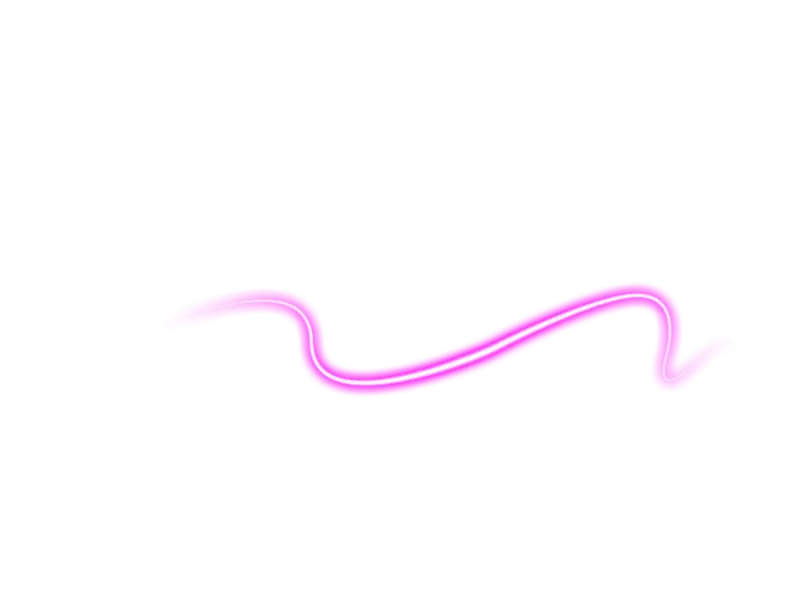 Neon Pink Line with Glowing Effect